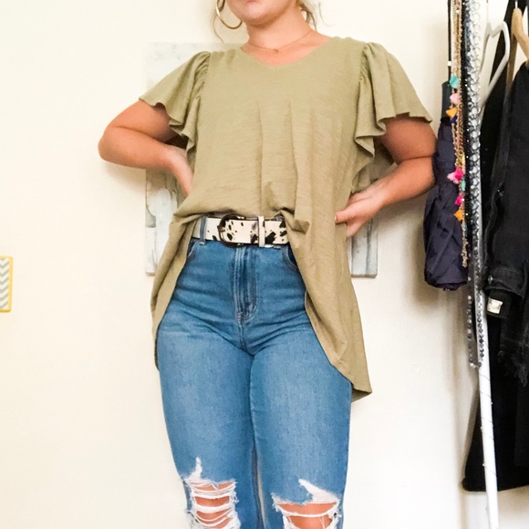 Green blouse - Picture 2 of 3